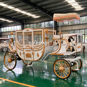 Carruaje de Caballos Clásico de Diseño Personalizado para Eventos y Zonas Turísticas, para Uso en Recorridos Turísticos y Ceremonias, con Ruedas Sólidas, Estilo Real - Product Image 4