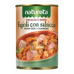 Natureta Viande de Porc Stérilisée Assaisonnée en Conserve avec Haricots et Saucisses 415g X 12 Pièces - Product Image 1