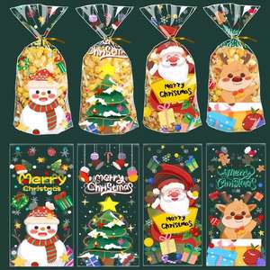 Nouveaux Styles <span class=keywords><strong>Sac</strong></span> De Bonbons De Noël Cellophane Cadeau Fête Vacances Snack Biscuit Salade Sucettes Bébé Nourriture Pomme De Terre Chips Pet Alimentaire Sucre - Product Image 3