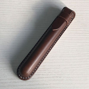 Estuches de pluma estilográfica de cuero curtido vegetal hechos a mano - Product Image 6