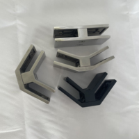 Connecteur de quincaillerie en acier inoxydable Duplex 2205 résistant aux intempéries, pince à verre pour clôture de jardin, balustrade, rampes d'escalier extérieures