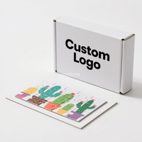 Casse-tête en papier à motif de cactus de dessin animé le plus vendu Casse-tête de jeu de divertissement pour enfants Puzzle bébé avec logo
