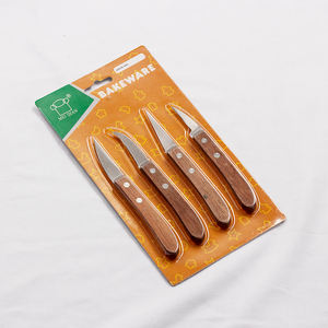 Venta caliente <span class=keywords><strong>Mini</strong></span> juego de cuchillos para tallar frutas Cuchillos rebanadores de acero inoxidable para utensilios de cocina y alimentos para rebanar - Product Image 3