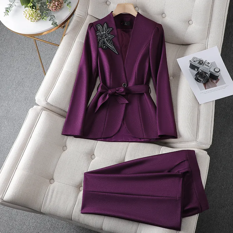 Wholesale high-quality casual and elegant modern business women's office skirt two-piece set