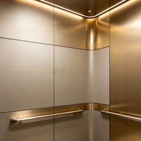 Panel de Aluminio Tipo Panal con Clasificación de Resistencia al Fuego A2, Revestimiento de Fachada con Facetas 3D, Resistente a la Humedad, para Paredes Decorativas