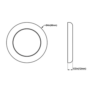 12V 24V màn hình cảm ứng <span class=keywords><strong>LED</strong></span> Dome ánh sáng đèn trần cho thuyền RV xe buýt - Product Image 6