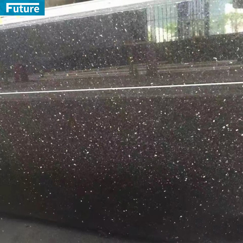 Polished Honed Flamed Tumbled Black Galaxy