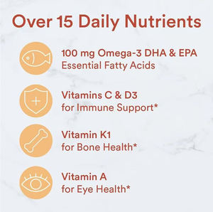 Gomitas de vitaminas y minerales de alta calidad, aptas para niños, con DHM y EPA - Product Image 3