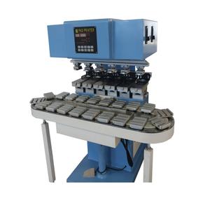 6-Color Semi-Automatic Inkcup Pad Printing Machine Gravure Plate Type Conveyor New <b>Baby</b> <b>Pacifier</b> Toy Farm Tube Label Used Engine - Product Image 6