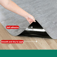 NEUER PVC-Vinylboden Selbstklebende Rutschfeste Zementboden-Aufkleber Verstärkt Verschleißfest Wasserdicht 60x60CM Schlafzimmer Büro
