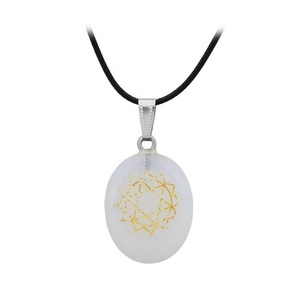 Wholesale Reiki <strong>Engraved</strong> Symbols Holistic Balancing Polished Palm <strong>Stones</strong> 7 <strong>Chakra</strong> Set - Product Image 5