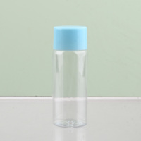 50mlClear emulsi kosmetik sampel kecil plastik pet dispenser botol kosong portabel mini