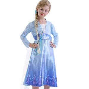 Disfraz de Elsa de Manga Larga al por Mayor, Vestido de Princesa para Niñas, Vestidos de <span class=keywords><strong>Disfraces</strong></span> de Ángel de Hadas para Fiestas de Cumpleaños, Cosplay - Product Image 4