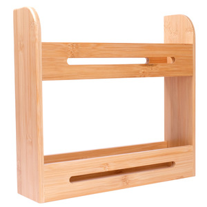 Kitchenware storage rack, countertop oil, salt, soy <b>sauce</b>, and vinegar storage rack, custom-made double-layer spice rack for - Product Image 1