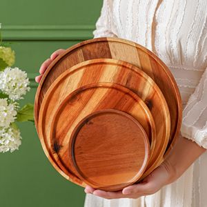 Support à gâteau à plusieurs niveaux en bois d'acacia Ruichang, présentoir à desserts écologique à 3 niveaux - Product Image 3