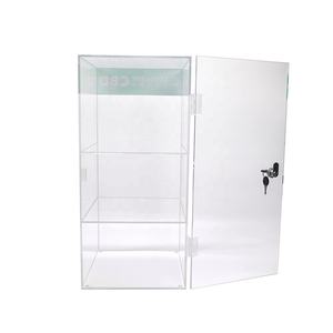 Usine en gros 3 couches verrouillables clair acrylique produit affichage vitrine boîtes acrylique vitrine - Product Image 3