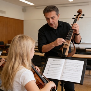 <span class=keywords><strong>Violon</strong></span> électrique de haute qualité <span class=keywords><strong>5</strong></span> <span class=keywords><strong>cordes</strong></span> <span class=keywords><strong>Violon</strong></span> 4/4 - Vente en gros pour les écoles de musique et les spectacles de groupe - Product Image 4