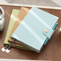 Cuaderno de Negocios A5 de Cuero PU Suave, Ideal para Escribir, con Cierre, Hojas Sueltas, Marcador, Diario, Juego de Cuadernos de Alta Gama