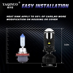 Promotion XOVY Projecteur Accessoires Auto Lentille de Phare LED Y9 à Faisceau Stop Lumineux - Product Image 3