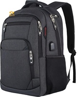 Voyage d'affaires antivol mince Durable USB Port de charge sac à dos pour ordinateur portable résistant à l'eau collège sac d'ordinateur convient à 15.6 ordinateur portable