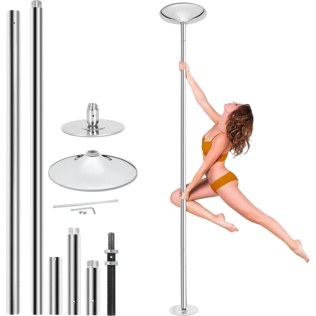 OEM Customizable 45mm Strip Tube Pole Dancing Pole Adjustable 45mm Spinning Dance Pole for Home Fitness Exercise   Club Party