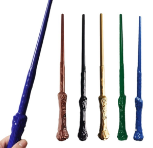 Bacchetta magica illuminata wandard Witch Witch suono illuminante bacchetta 14.6 pollici per festa di <span class=keywords><strong>Halloween</strong></span> <span class=keywords><strong>Costume</strong></span> Cosplay accessorio marrone - Product Image 3