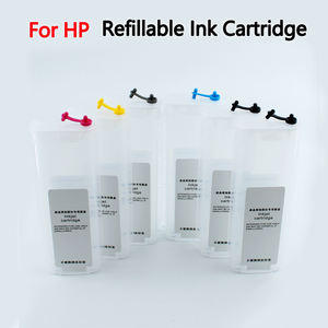 Cartouche d'encre rechargeable Ciss en vrac 280ML HP72 avec puce permanente pour imprimantes <span class=keywords><strong>HP</strong></span> Designjet T790 T795 T1100 T1300 <span class=keywords><strong>T2300</strong></span> T1120 - Product Image 6