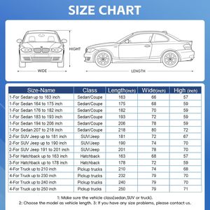 Funda para Auto SUV Impermeable para Todo Clima con Acabado Brillante, 1.5mm de Grosor, Protección UV (90%), Material PE/PEVA/PVC para Santa Fe/<span class=keywords><strong>Tucson</strong></span> - Product Image 6