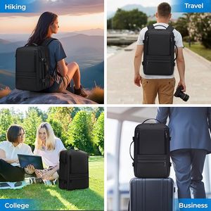 Mochila de Viaje Expandible para Avión, 35L, Aprobada para Vuelos, Bolsa de Fin de Semana para Hombres y Mujeres - Product Image 6