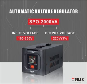 Compteur numérique monophasé 2KVA 5KVA 10 KVA Régulateur de tension automatique AC 220V Prix d'usine AVR pour la maison - Product Image 4
