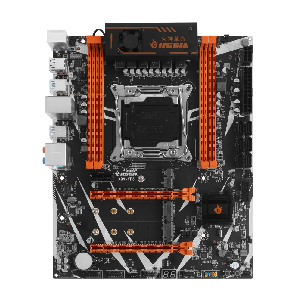 Placa mãe hsgm X99-YF3, lga 2011-3 cpu sockset placa mãe de jogo de alto desempenho