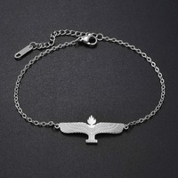 Brazalete Arameo con Grabado de la Bandera Arábiga para Hombre y Mujer, Joyería