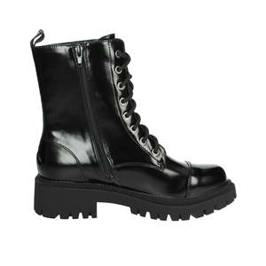 Botas de combate para mujer, color negro, talla 38, con tachuelas y suela gruesa - Product Image 4