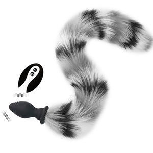 Tapón Anal de Silicona Sexbay Dream con Cola de Zorro, Control Remoto, Vibrador Anal de Silicona, Cola de Tapón Anal para Hombres y Mujeres - Product Image 1