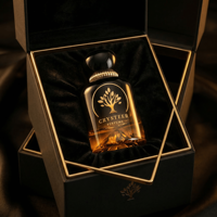 Flacon de parfum en verre de luxe personnalisé, diffuseur à bâtonnets 30ML 50ML 100ML, couleur dégradée noire givrée pour parfum de luxe sur mesure