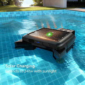 Robot Pulitore per <span class=keywords><strong>Piscina</strong></span> Cinese - Aspirapolvere Automatico Senza Fili, Pulitore Robotico Intelligente per Facile Manutenzione - Product Image 4