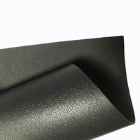 Rouleau de revêtement de sol en vinyle PVC personnalisé, noir et blanc, imperméable, pour tapis d'intérieur automobile