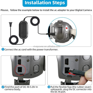 AA-E9 AA-E8 AA-E7 AA-E6A sostituzione AC adattatore di alimentazione per <span class=keywords><strong>Samsung</strong></span> videocamere SMX-F34BN SC-D86 D200 SC-MX10 SC-HMX10 SMX-F30BN Mo - Product Image 6