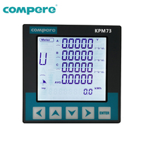 Compteur de panneau compact 96*96mm multifonctionnel pour la puissance et l'énergie, avec capacités de surveillance élevées 4*DI et 4*DO