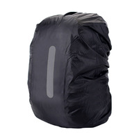 Housse de sac à dos scolaire en polyester réfléchissant, imperméable, pour la sécurité des promenades nocturnes en extérieur toutes saisons