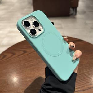 เคสโทรศัพท์แม่เหล็กซิลิโคนเหลวแท้สำหรับ iPhone 17 รุ่นมาการอง พรีเมียม สำหรับ Apple 16 ป้องกันการกระแทก - Product Image 6