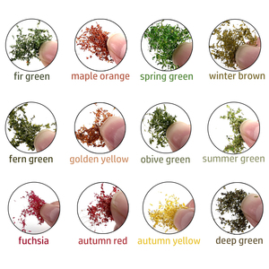 Tear-off Cây Bụi Mô hình nhựa <span class=keywords><strong>1</strong></span>:64 quy mô cho cảnh kiến trúc cát Bảng Mô hình sử dụng thủ công DIY Phụ Kiện Làm Vườn - Product Image 2