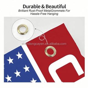 Banderoles promotionnelles en tissu polyester pour événements, usage extérieur et intérieur, vente en gros, drapeaux personnalisés double face ou simple face, 3x5 polyester - Product Image 2