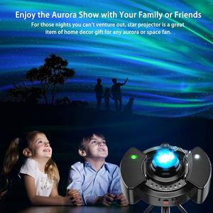 Projecteur de lumière nocturne UFO, projecteur de galaxie, projecteur de ciel étoilé, lampe de planétarium pour la chambre des enfants, cadeau de la Saint-Valentin, décoration de mariage - Product Image 5