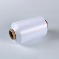 100D 120 TPM DTY SD semi-mat RW BLANC DTY Fil torsadé texturé 100% Polyester pour étiquette tissée