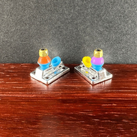 Nuevo Eje de Aleación de 32mm 34mm para Fingerboard con Tuercas de Bloqueo