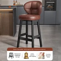 Tabouret de bar pivotant en fer forgé, design moderne, style luxe léger, pour usage domestique et commercial, idéal pour caisse, comptoir, îlot de cuisine et salon