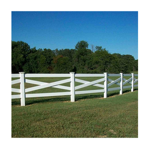 Vinyl PVC chia đường ray crossbuck Vinyl hàng rào ngựa trang trại hàng rào - Product Image 6