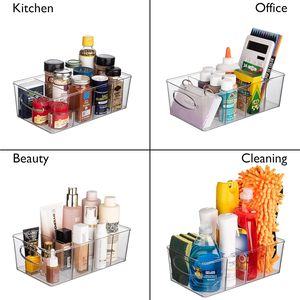 <b>Plastic</b> Eco-Friendly PET Injection Molded Modern Food Storage Containers Multi-functional Kitchen Refrigerator Organizer - Product Image 5