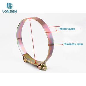 Pince à soufflet Lonsen RM80 pour compacteur à essence, compatible avec les diamètres de 105 mm à 170 mm, pour la construction routière - Product Image 2